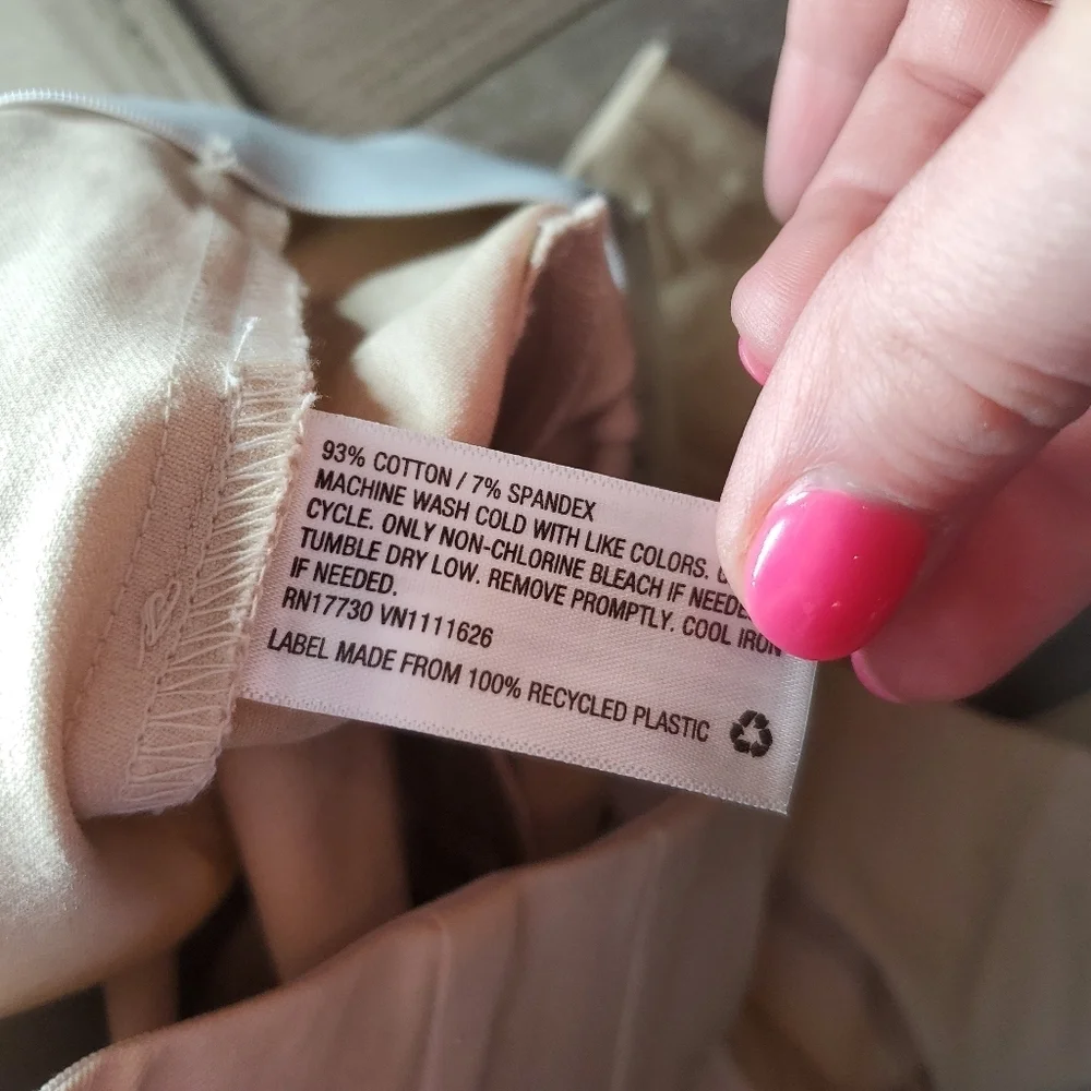 NWT a new day Kick Flare Highest Rise Chino Dress Pants Women's Size 6R Beige - Picture 14 of 16